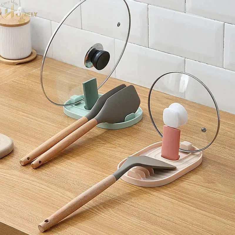 Foldable Pot Lid & Spoon Holder Stand – view 2
