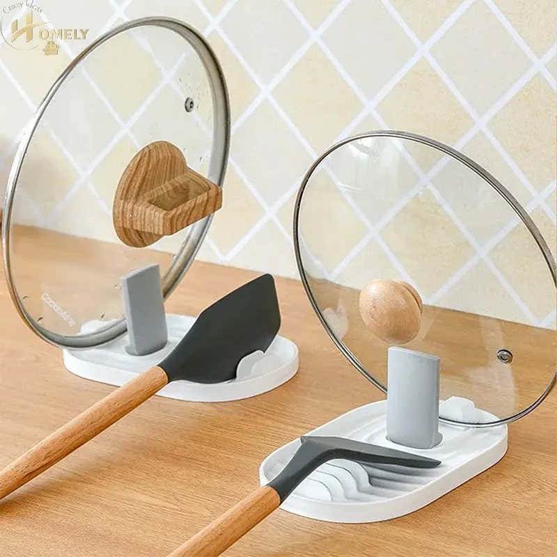 Foldable Pot Lid & Spoon Holder Stand – view 3