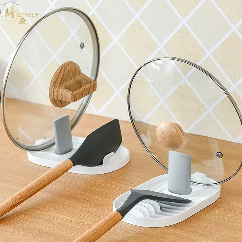 Foldable Pot Lid & Spoon Holder Stand – view 3