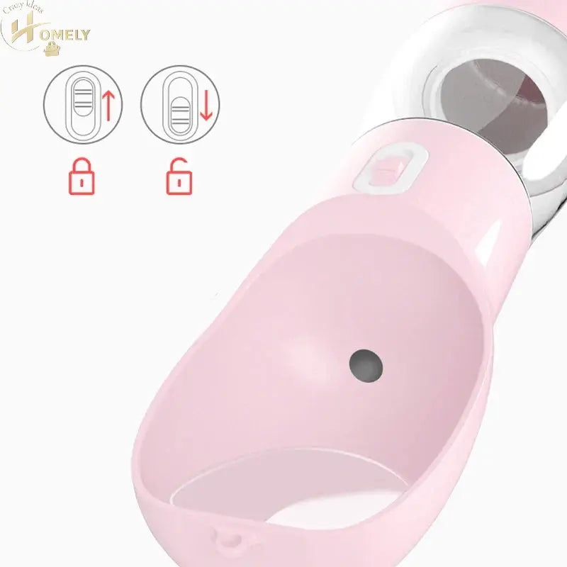Portable Dog Water Bottle & Feeder Bowl