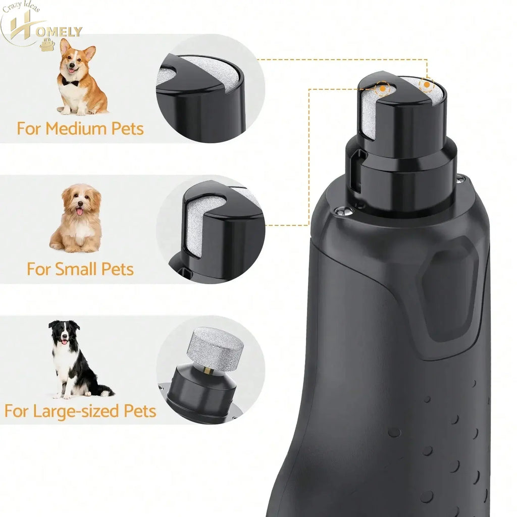 6-Speed Electric Pet Nail Grinder – Quiet – view 3