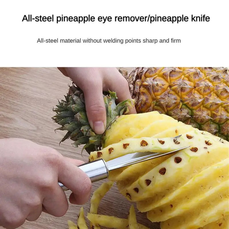 Fruit Tool Sharp Edge V-type Pineapple Non-slip Kitchen Tools Household Products Stainless Steel Pineapple Knife
