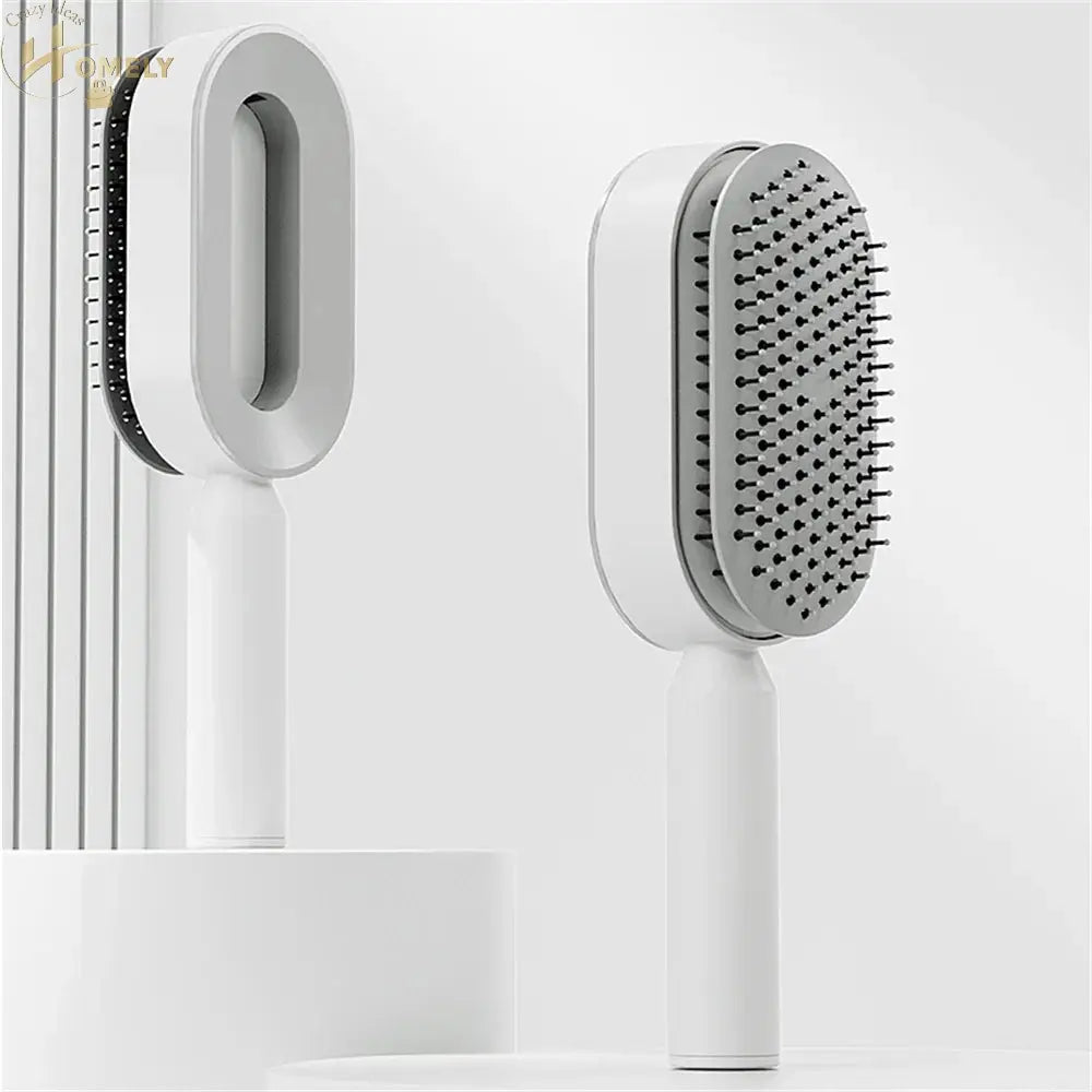 Self-Cleaning Hairbrush – Easy Detangling