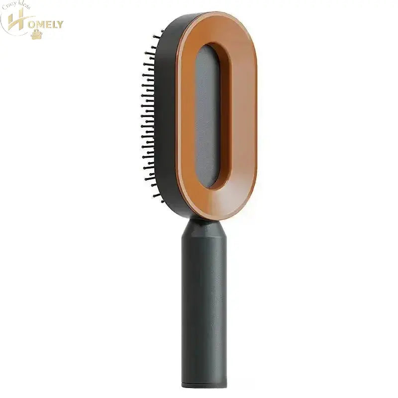 Self-Cleaning Hairbrush designed for easy detangling and quick hair removal with a professional-grade finish.