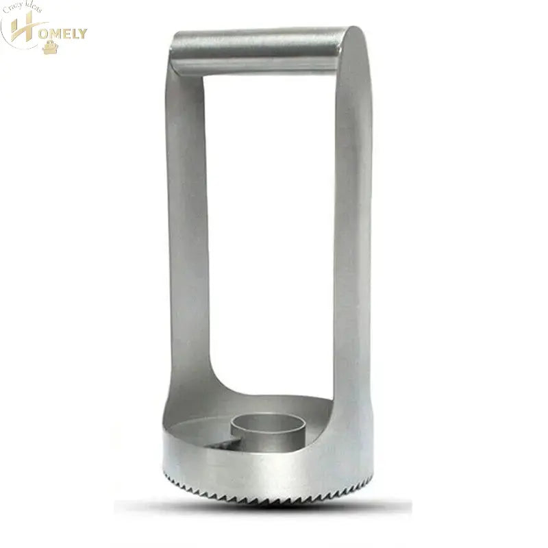 Stainless Steel Pineapple Slicer – Easy Core & Slice Tool designed for effortless fruit slicing.