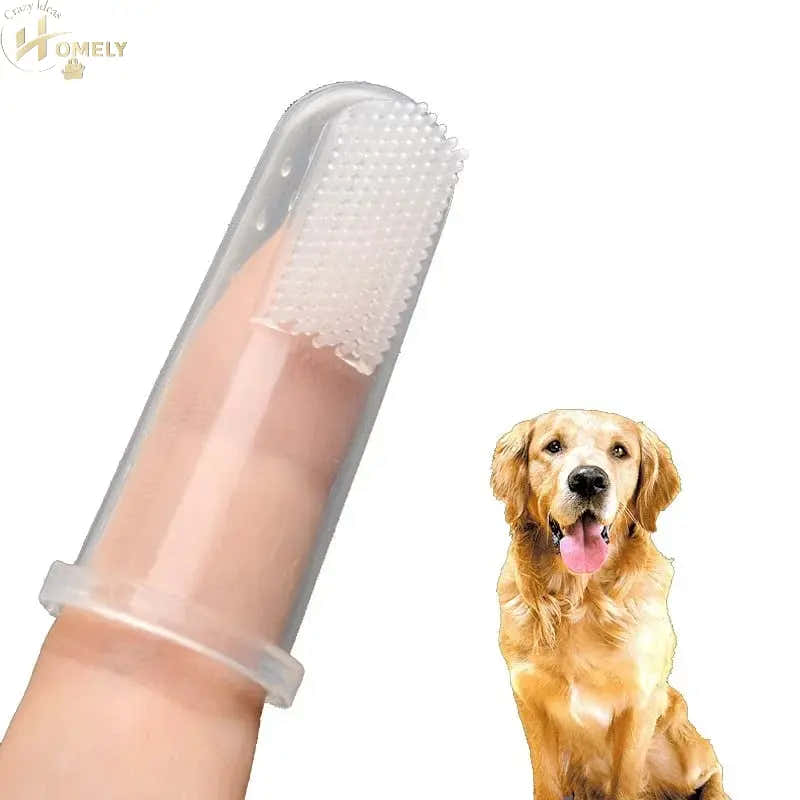 Silicone Dog Finger Toothbrush – Super Soft – view 2