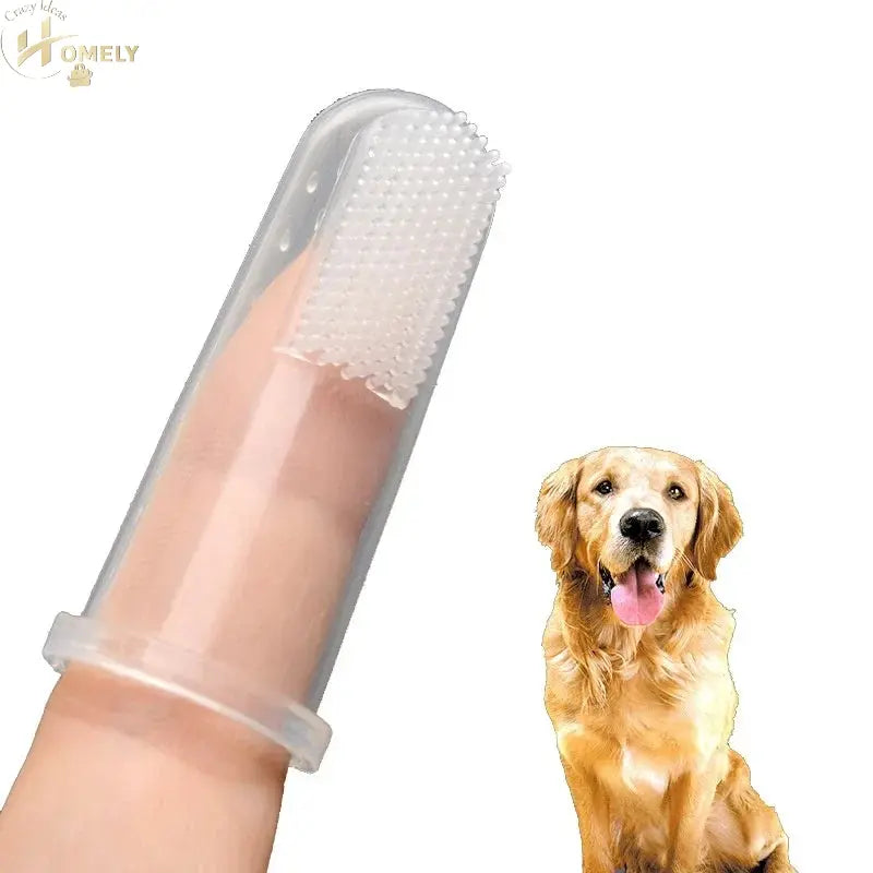 Silicone Dog Finger Toothbrush – Super Soft – view 2