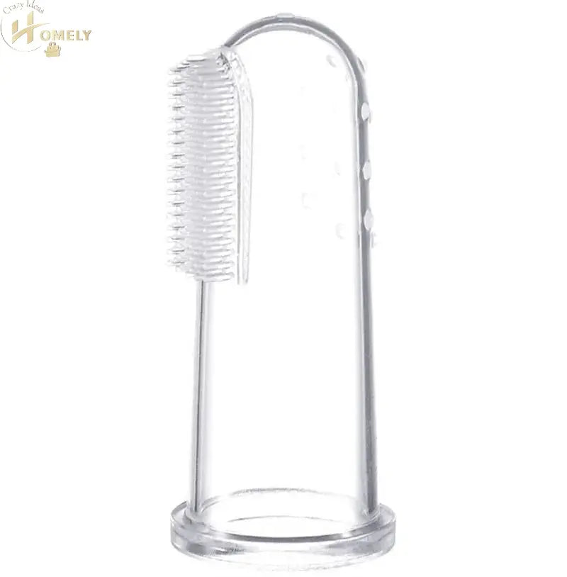 Super Soft Silicone Dog Teeth Tool Brush Teddy Dog Pet Finger Toothbrush Pet Supplies Dog Cat Cleaning Brush