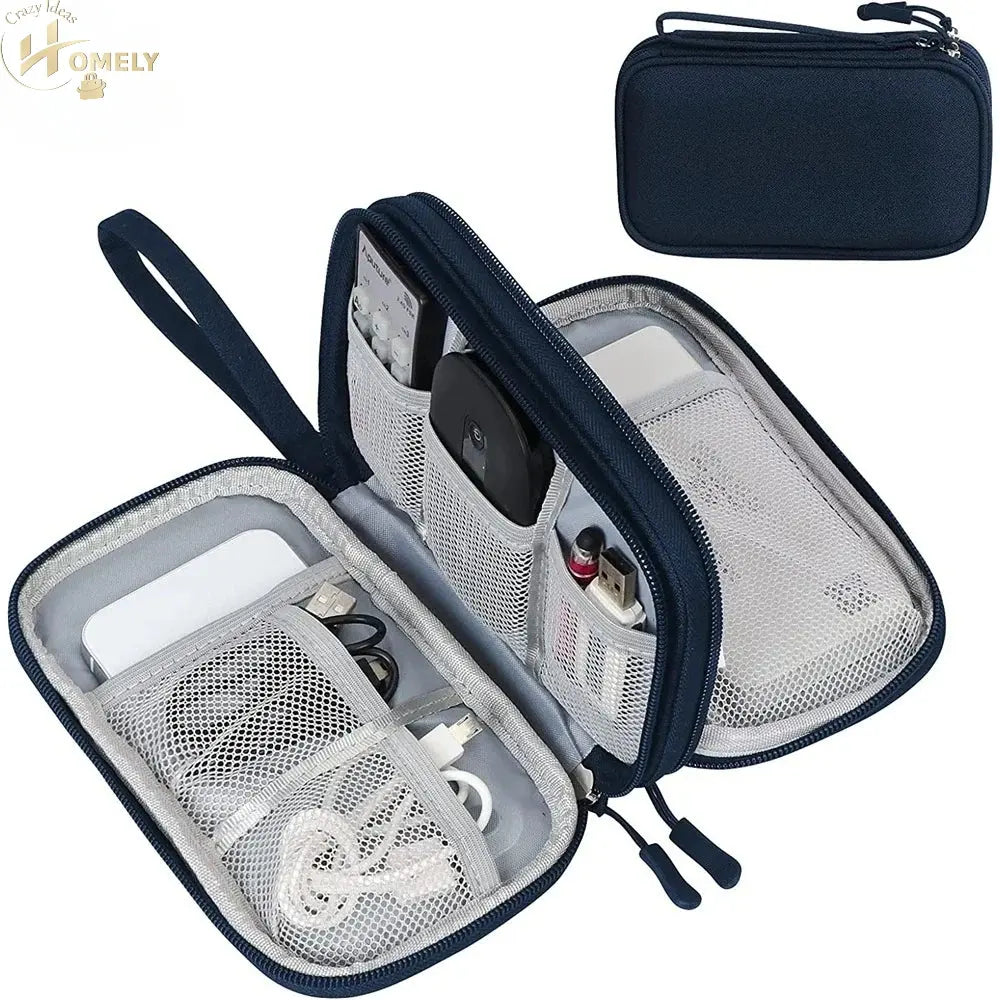 Electronics Travel Organizer – Waterproof Cable Bag – view 2