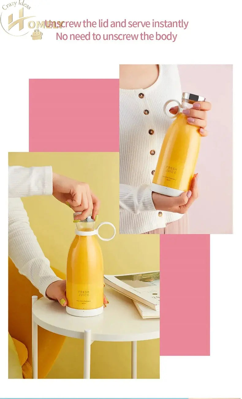 Portable USB Juicer – Rechargeable Blender