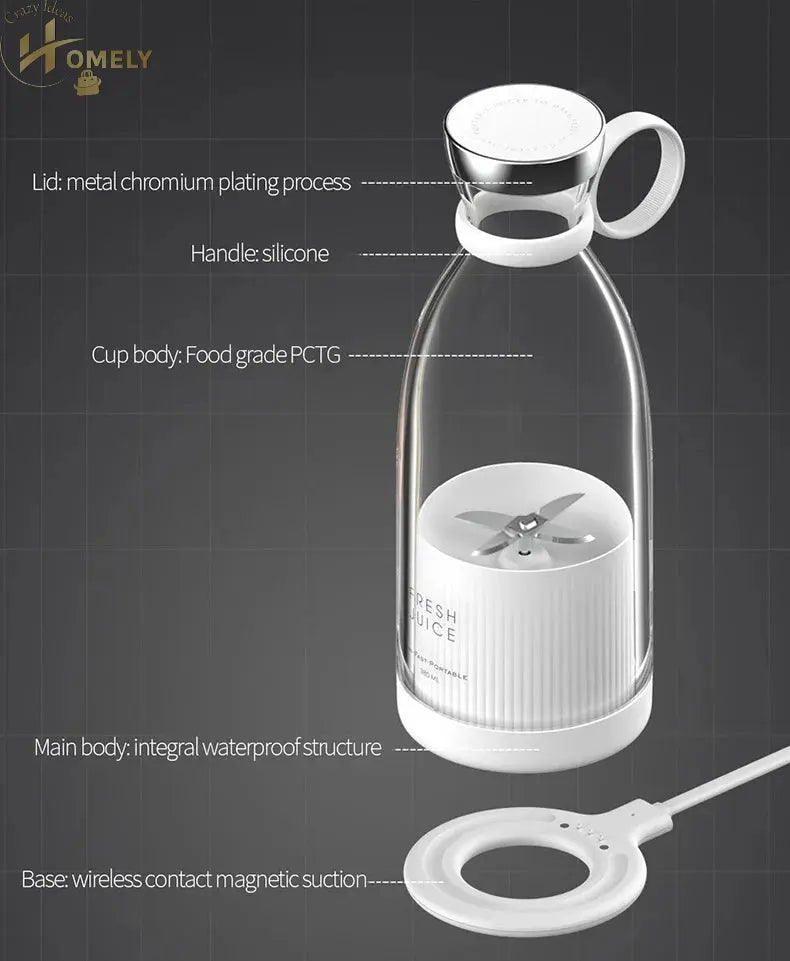 Portable USB Juicer – Rechargeable Blender