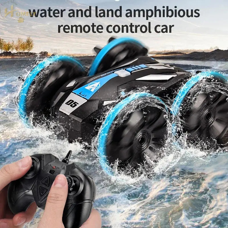 4WD Amphibious RC Stunt Car – 360° Flip
