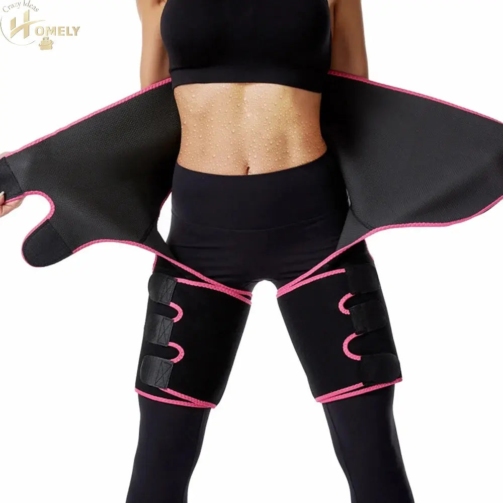 3-in-1 Neoprene Waist & Thigh Trimmer Belt