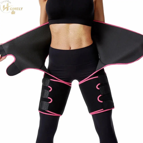 3-in-1 Neoprene Waist & Thigh Trimmer Belt