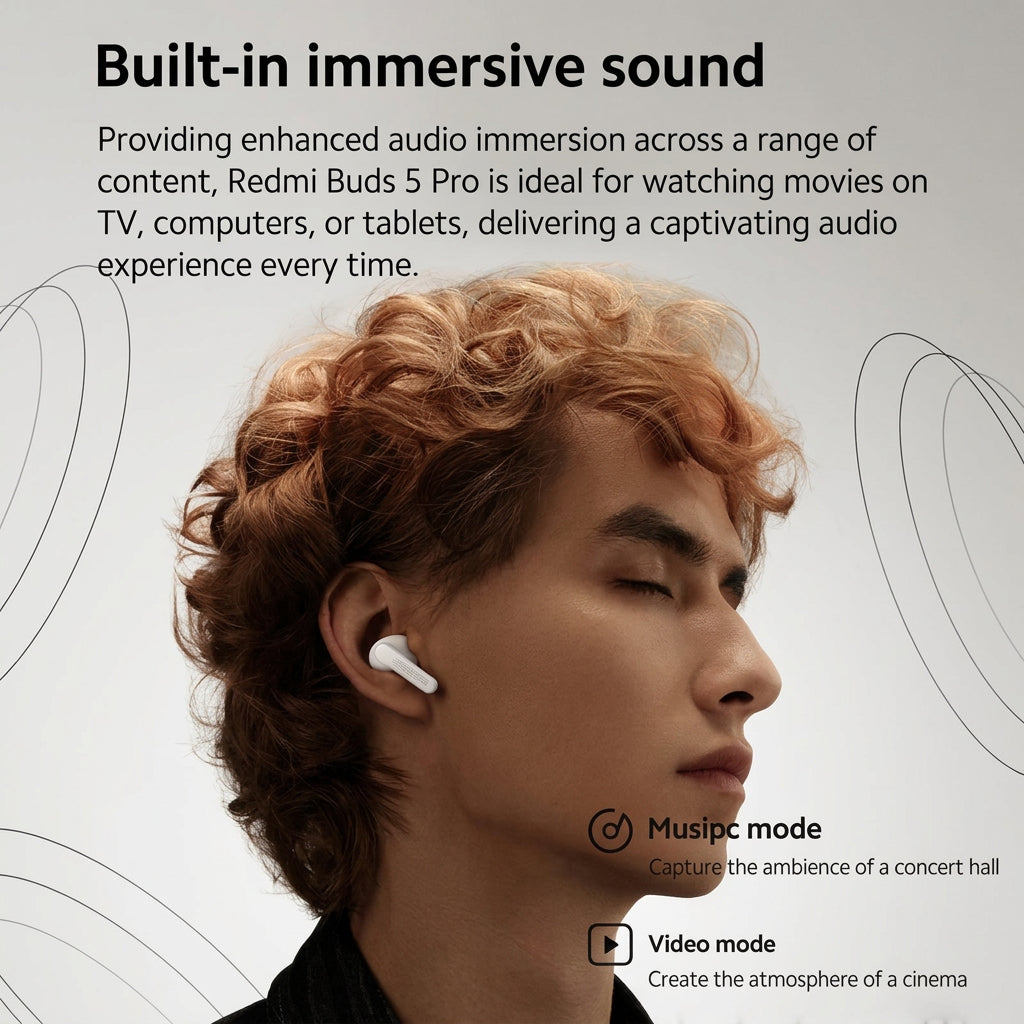 Xiaomi Redmi Buds 5 – ANC Wireless Earbuds – view 3