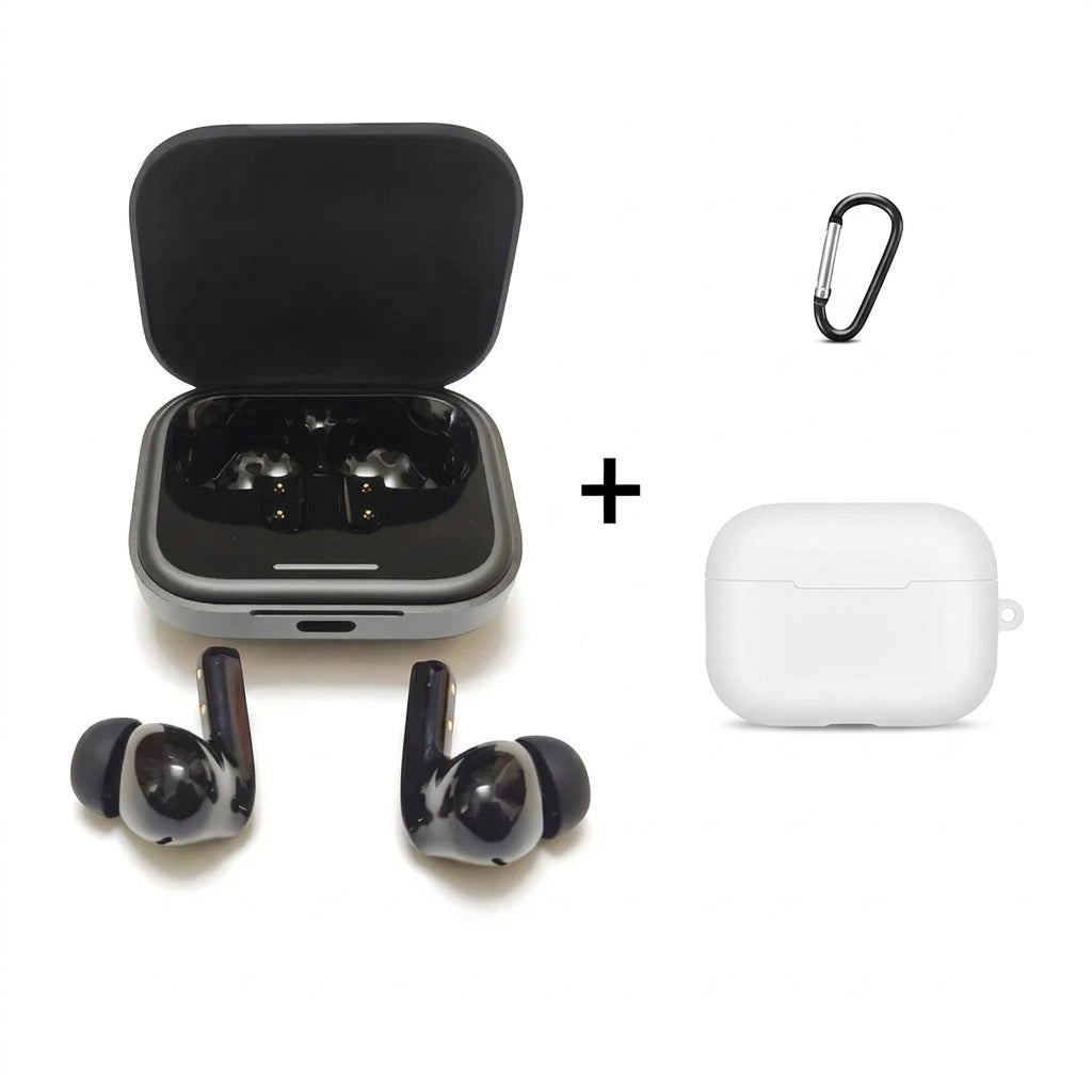 Xiaomi Redmi Buds 5 TWS ANC Earbuds – 40H Playtime - Black add White case