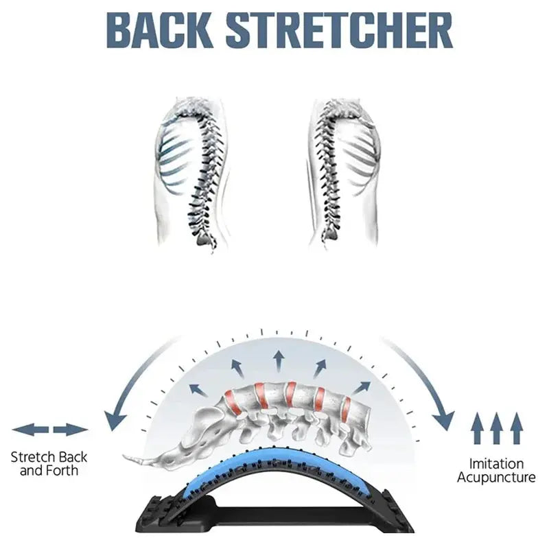 Back Stretcher with Acupressure – Adjustable – view 3