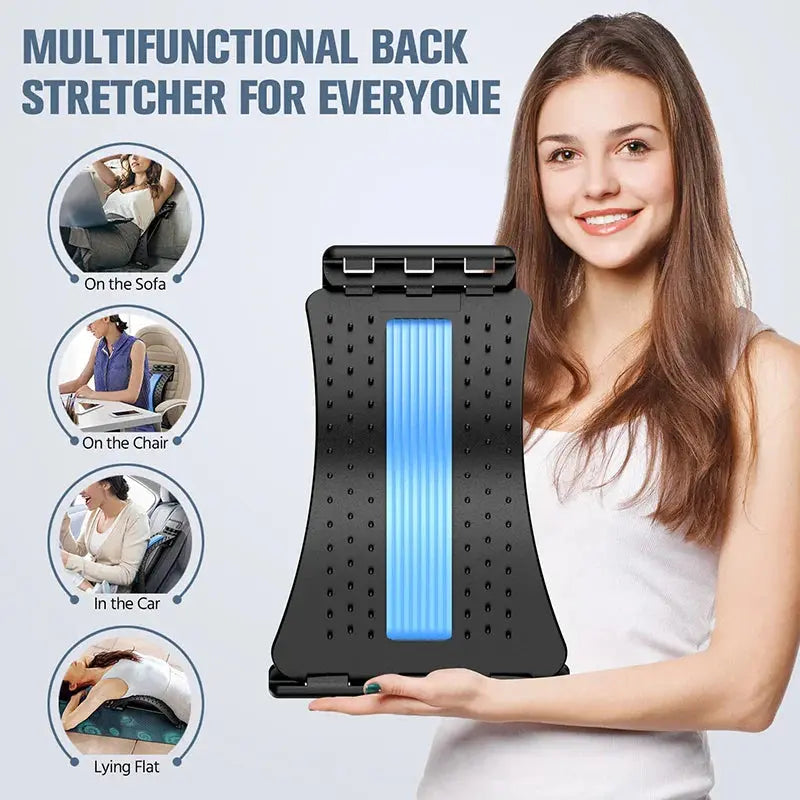 Back Stretcher with Acupressure – Adjustable