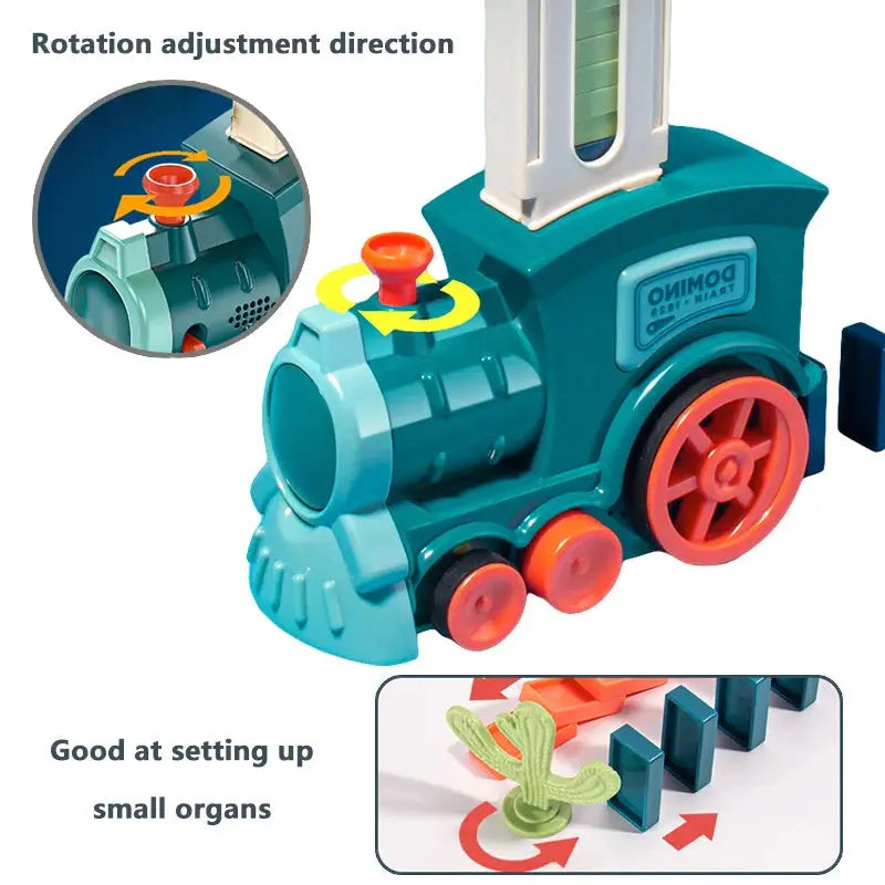 Automatic Domino Train Toy for Kids – view 2