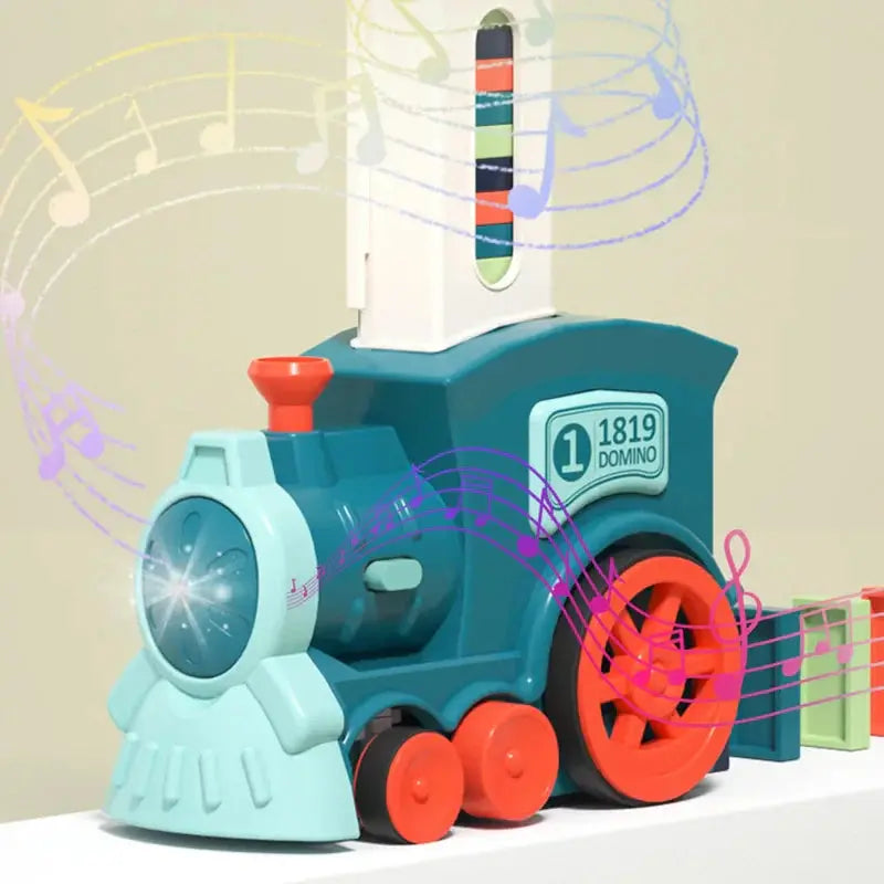 Automatic Domino Train Toy for Kids – view 3
