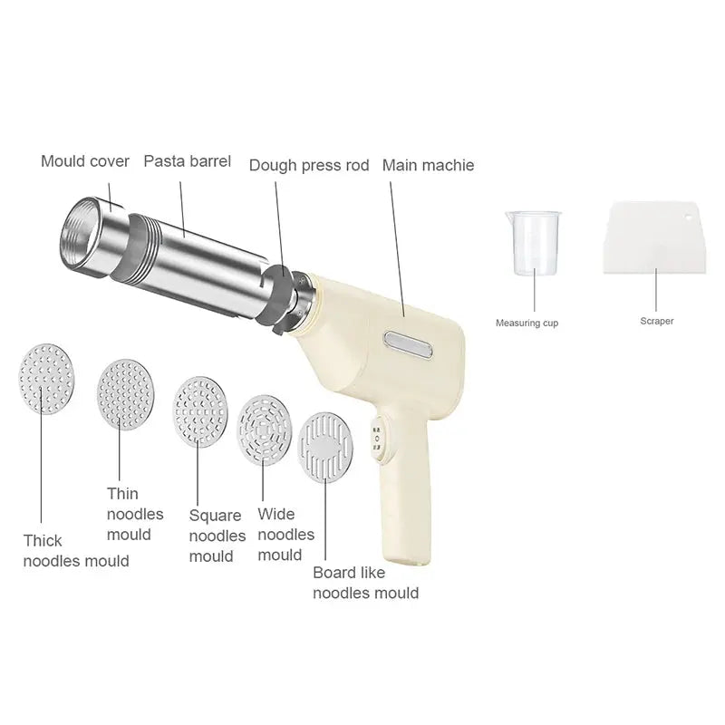 Cordless Electric Pasta Maker – Rechargeable – view 3