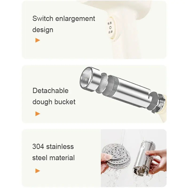 Cordless Electric Pasta Maker – Rechargeable