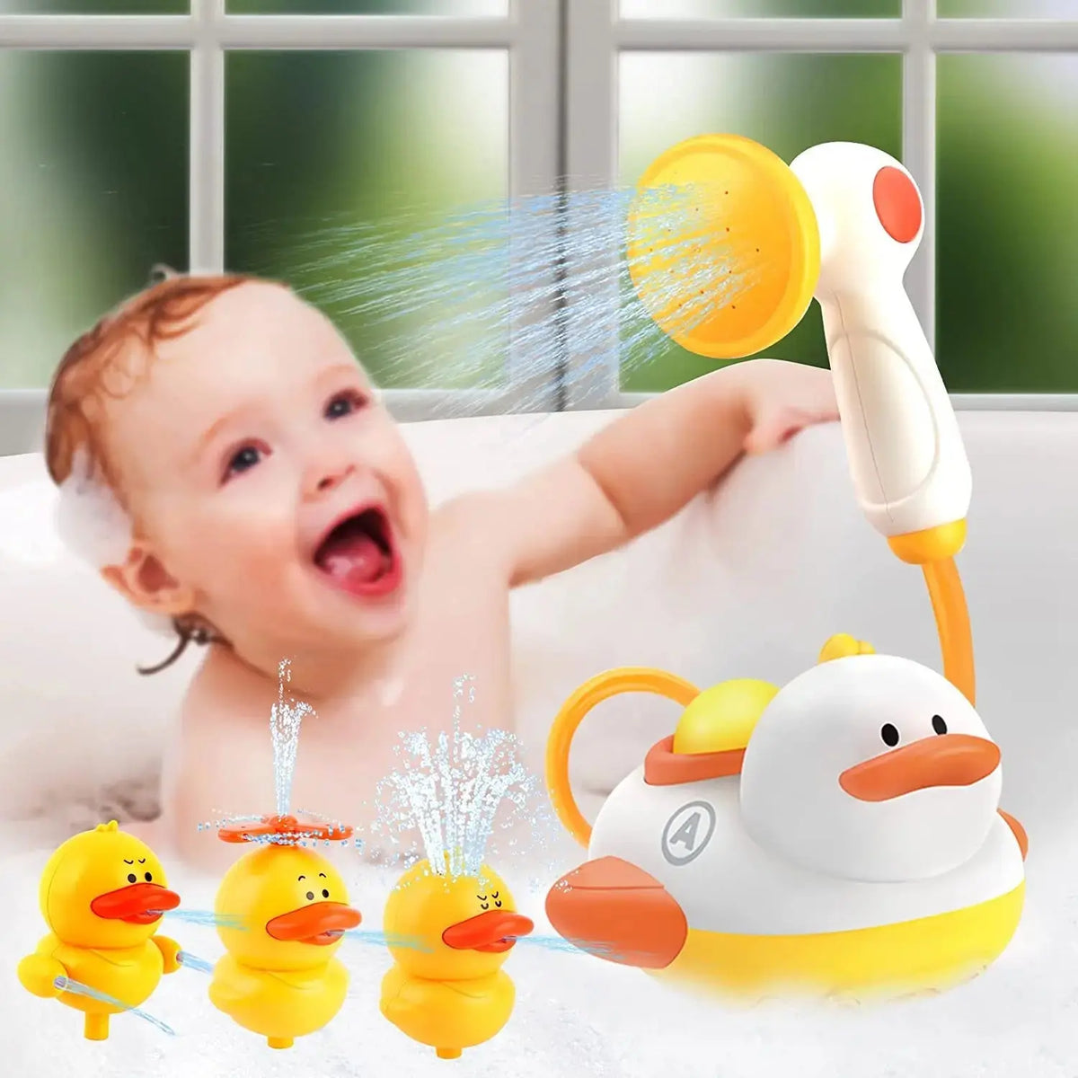 Duck Shower Sprayer Bath Toy – Electric