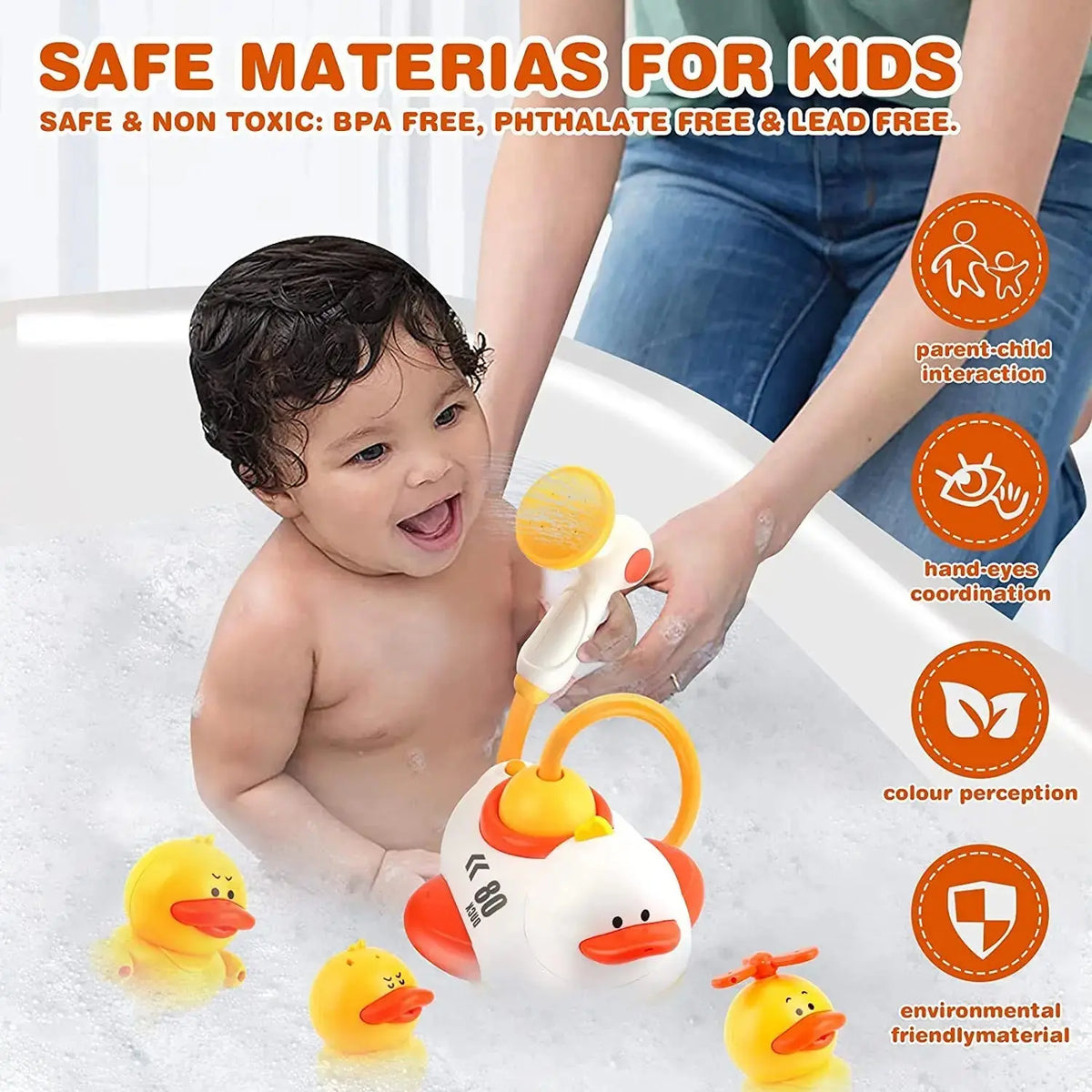 Duck Shower Sprayer Bath Toy – Electric – view 3