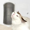 Cat Self-Groomer Corner Brush with Catnip
