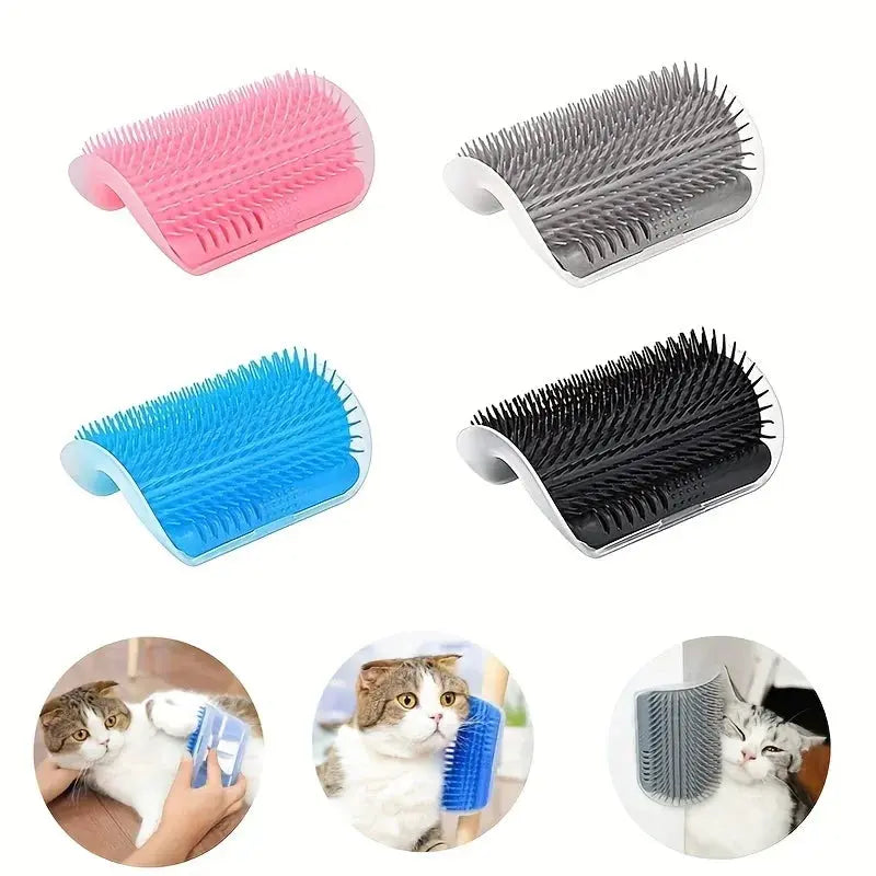 Cat Self-Groomer Corner Brush with Catnip – view 4
