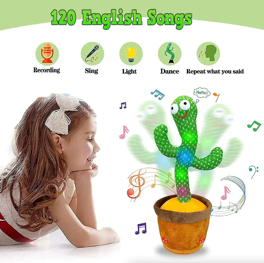 Dancing Cactus Toy – Sings, Talks & Records