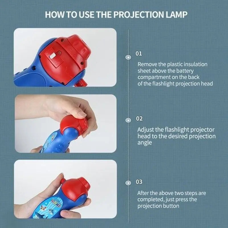 Animal Projector Torch Toy – Bedtime Learning – view 4