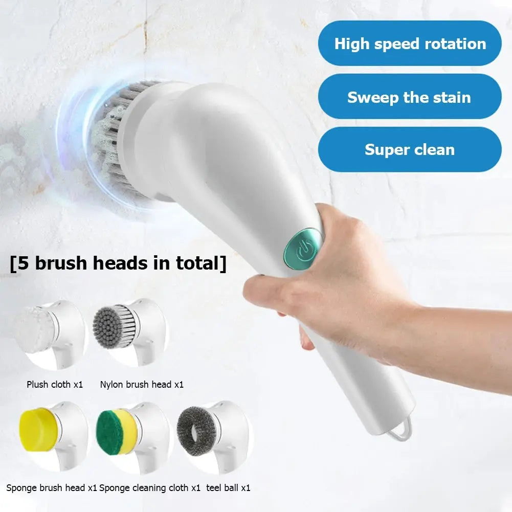 Cordless Electric Spin Brush – 5 Heads – view 2
