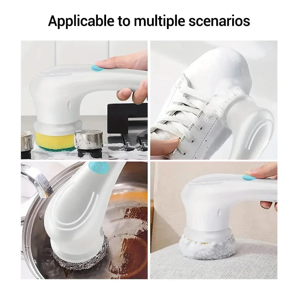 Cordless Electric Spin Brush – 5 Heads