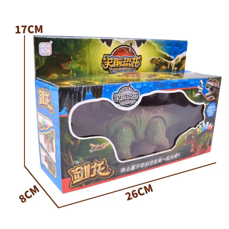 Electric Walking Dinosaur Toy with Sound - Random Color