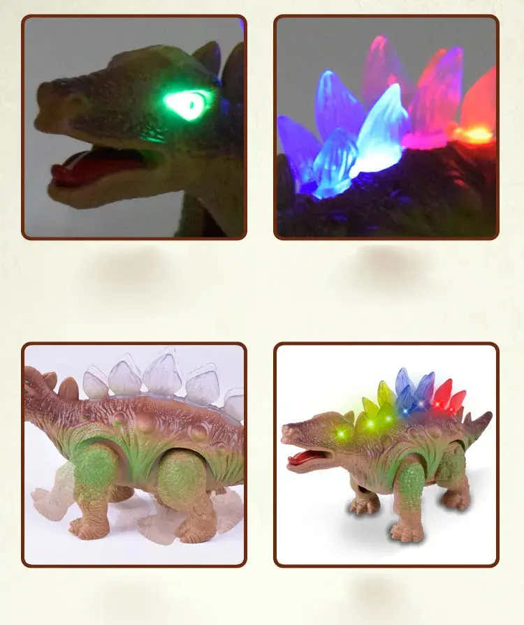 Walking Dinosaur Toy with Lights & Roar Sounds – view 2