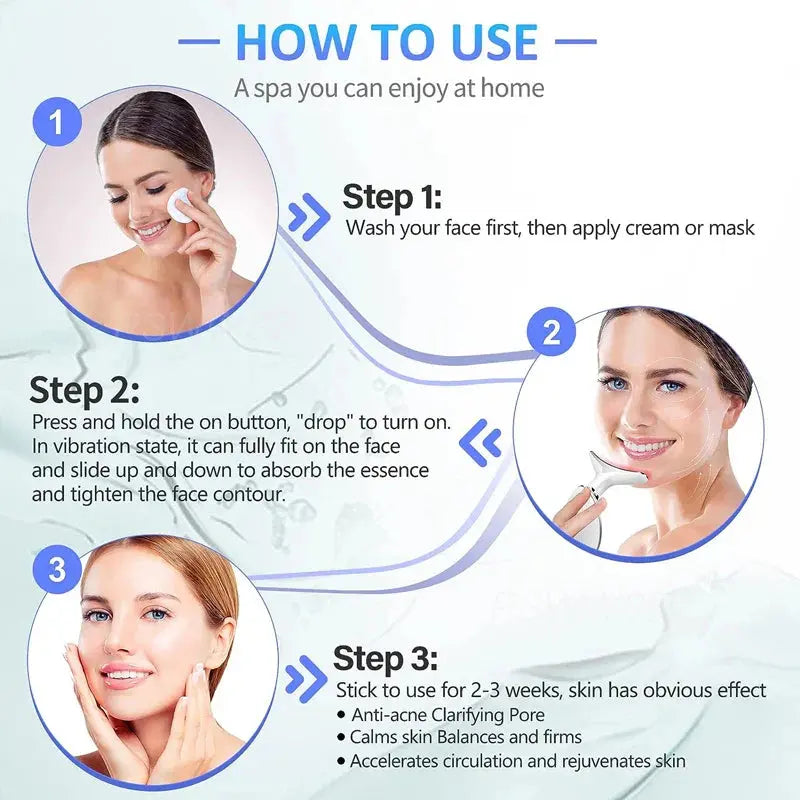 Facial & Neck Massager Beauty Device