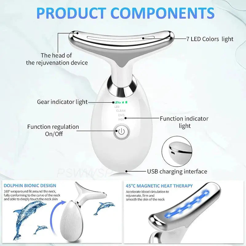Facial & Neck Massager Beauty Device