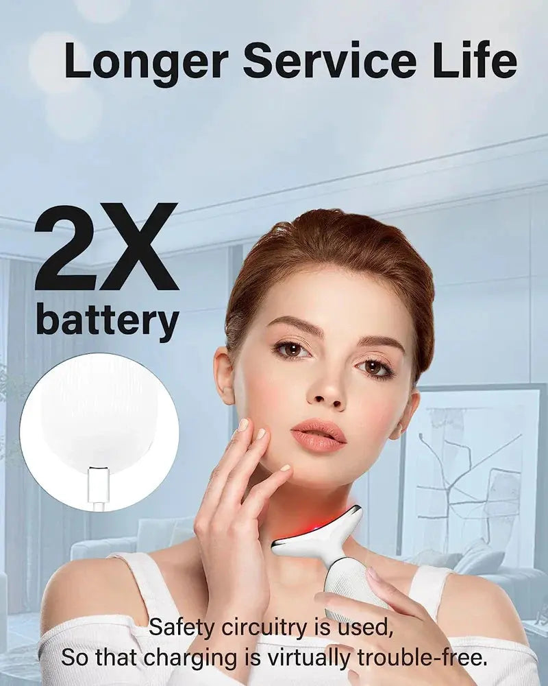 Facial & Neck Massager Beauty Device
