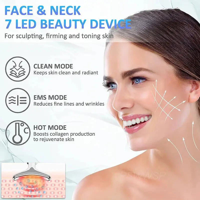 Facial & Neck Massager Beauty Device