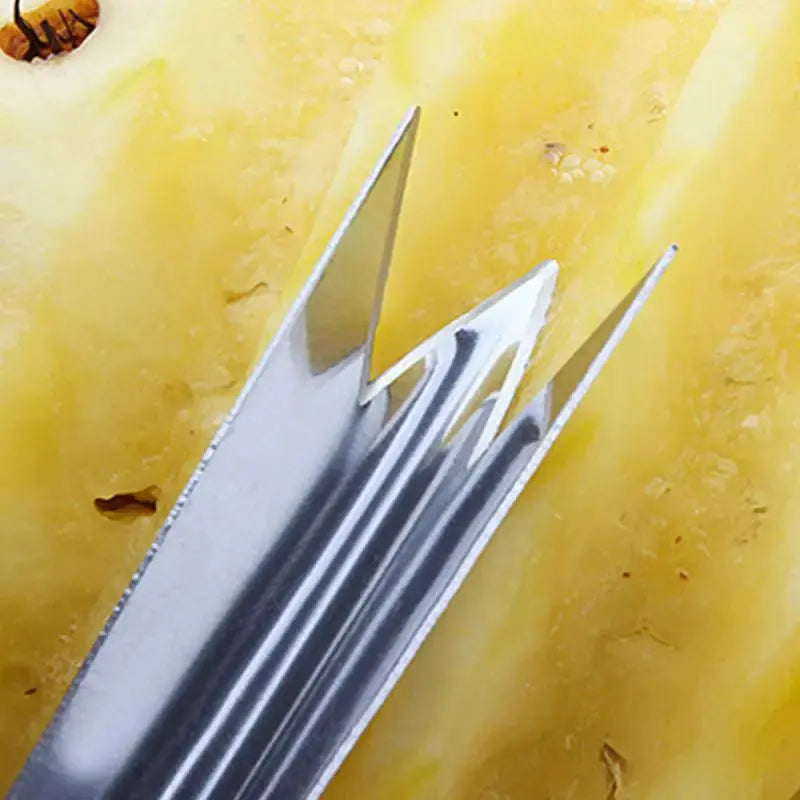 Fruit Tool Sharp Edge V-type Pineapple Non-slip Kitchen Tools Household Products Stainless Steel Pineapple Knife