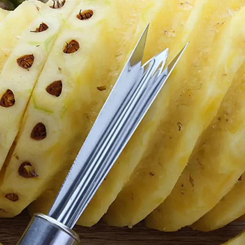 Fruit Tool Sharp Edge V-type Pineapple Non-slip Kitchen Tools Household Products Stainless Steel Pineapple Knife