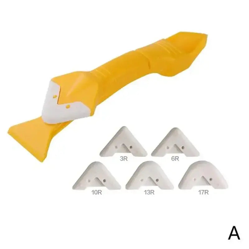 Glue Angle Scraper Silicone Remover Caulk Finisher Sealant Scraper Kitchen Gadgets Shovel 3 in 1 Glass Glue Angle Scraper