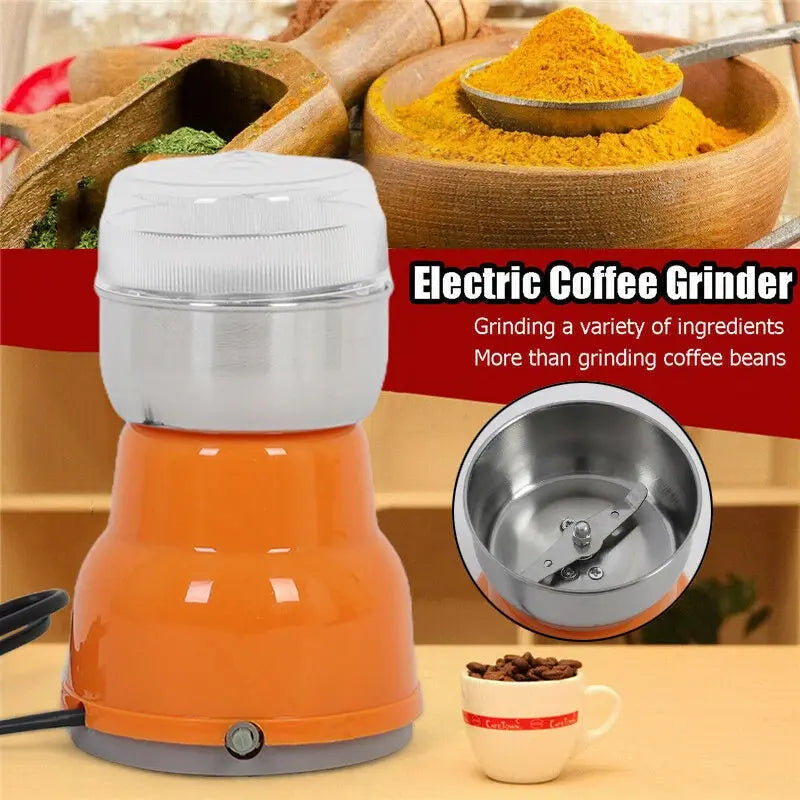 Grinding Mini Electric Food Chopper Processor Mixer Pepper Garlic Seasoning Coffee Grinder Kitchen Gadgets Cocina Home