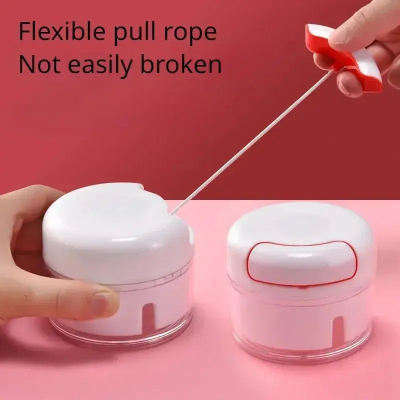 Pull Cord Garlic Chopper – Manual Mini Chopper – view 2