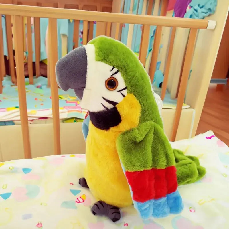 Talking Parrot Plush Toy – Repeats What You Say – view 3