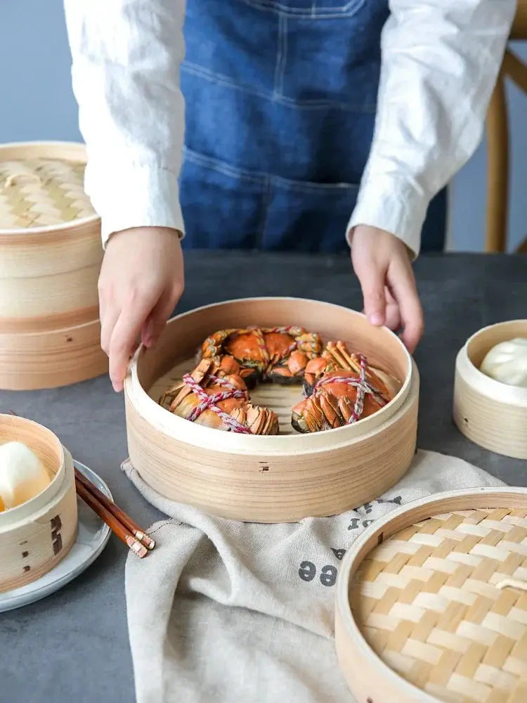 Mini Bamboo Steamer Basket for Dim Sum – view 4