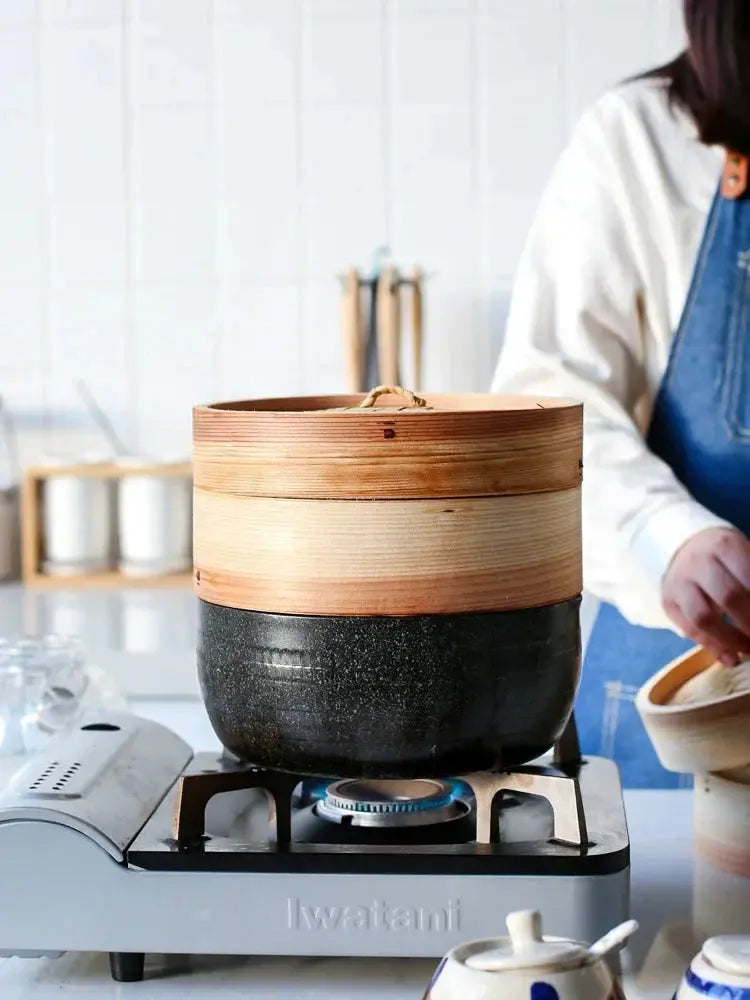 Mini Bamboo Steamer Basket for Dim Sum – view 3