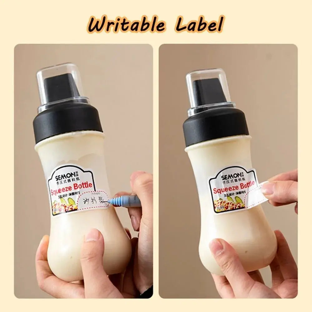 Ketchup Squeeze Bottle Salad Container with Leak-Proof Cap Portable Sauce Storage Boxes Mustard Sauces Dispenser