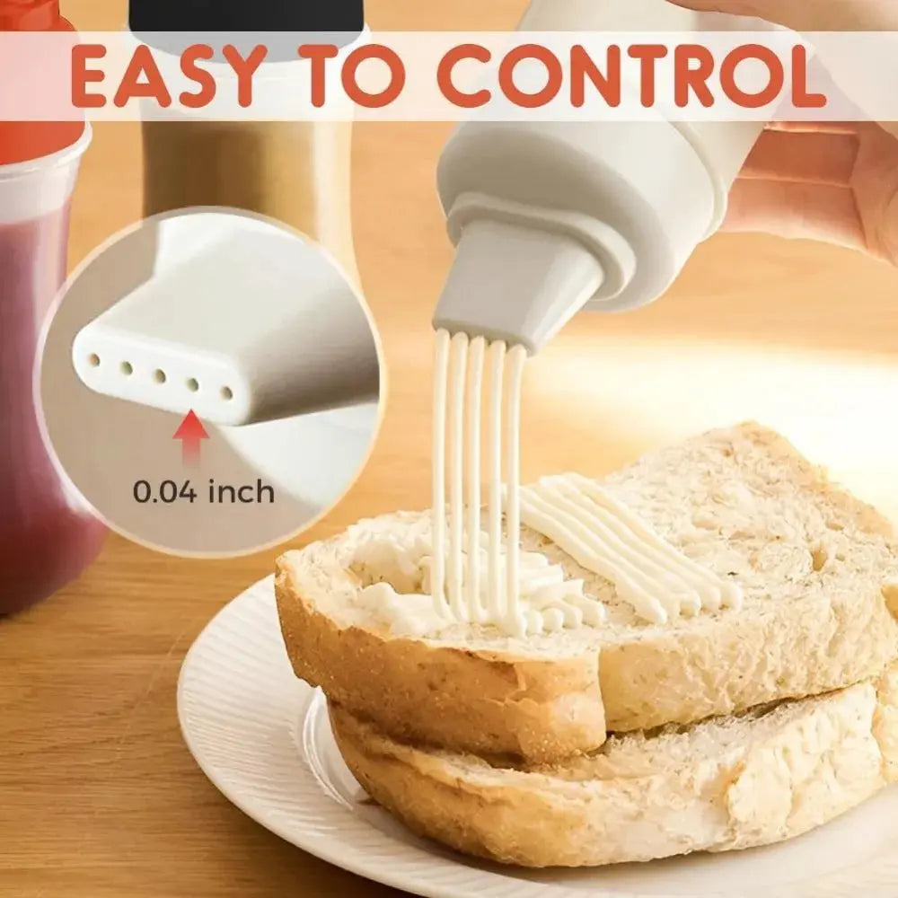 Leak-Proof Squeeze Bottle for Sauce & Dressing